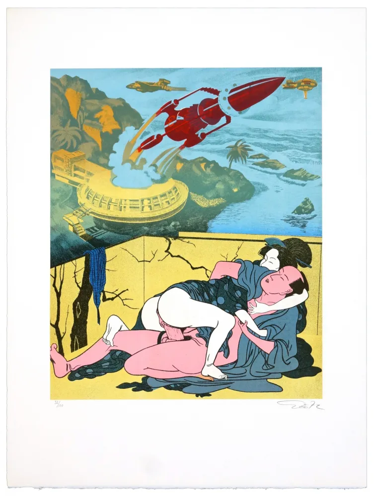 Litografía Erro - Made in Japan