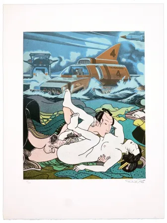 Litografía Erro - Made in Japan