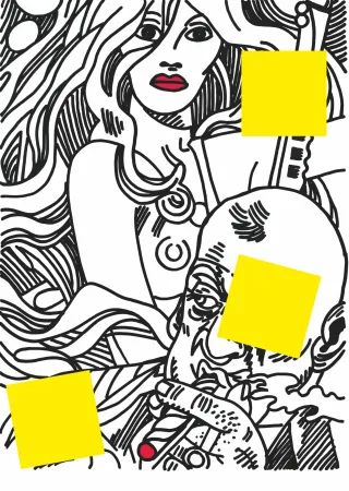 Serigrafía Erro - Nu (Collection Naked)