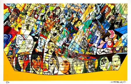 Estampa Numérica Erro - Sans Titre 