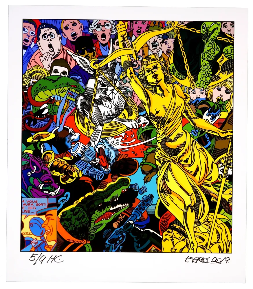 Estampa Numérica Erro - Sans titre