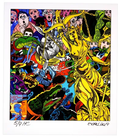 Estampa Numérica Erro - Sans titre