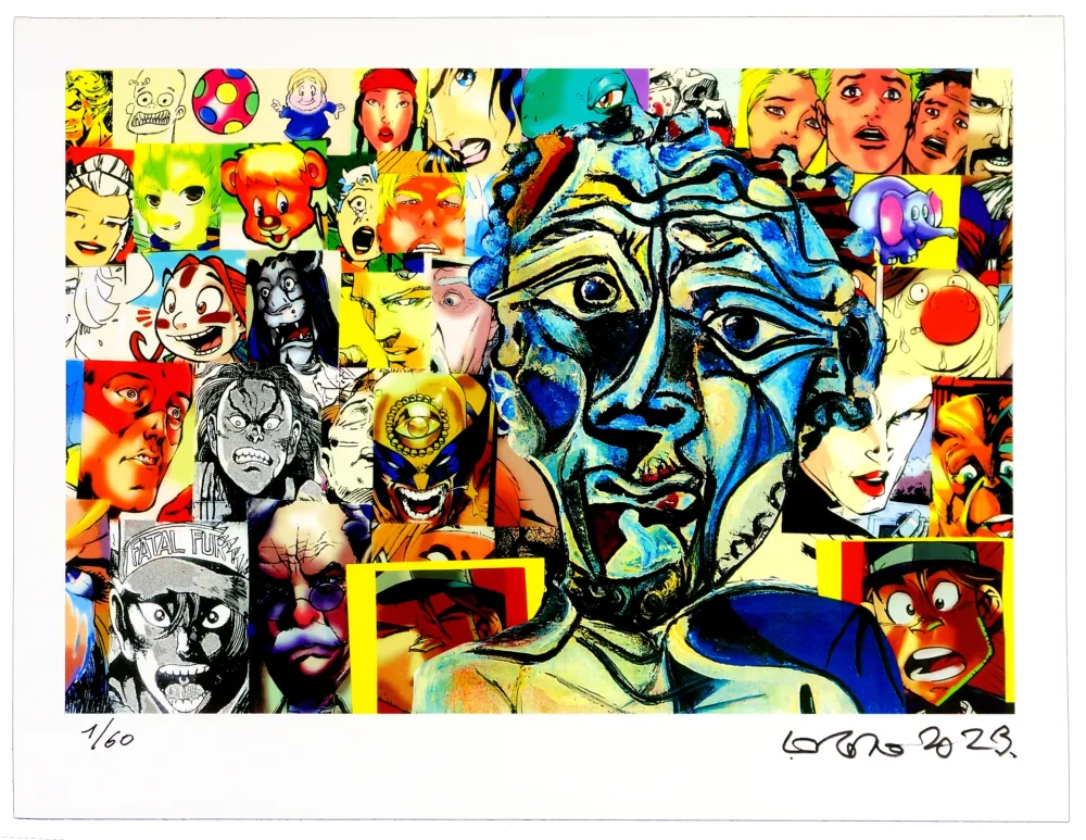 Estampa Numérica Erro - Sans titre