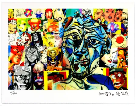 Estampa Numérica Erro - Sans titre