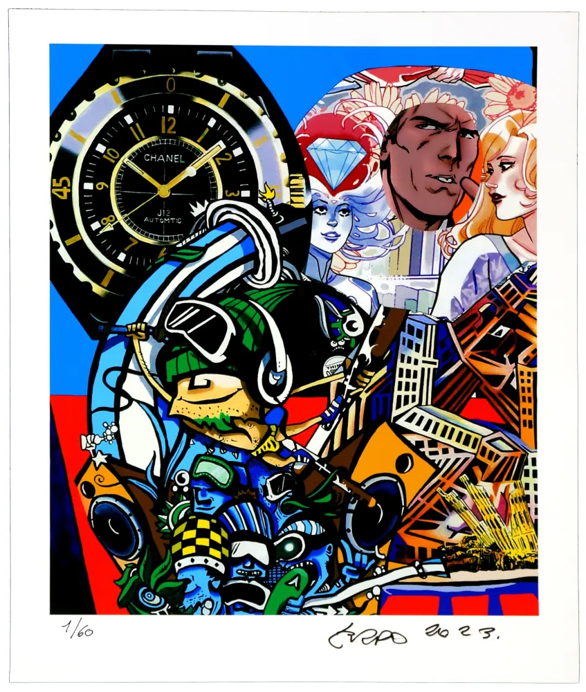 Estampa Numérica Erro - Sans titre