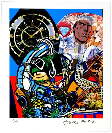 Estampa Numérica Erro - Sans titre