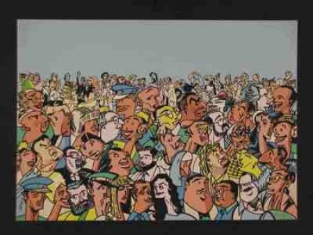 Serigrafía Erro - Sans titre