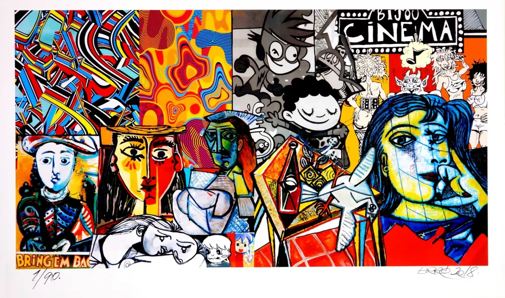 Estampa Numérica Erro - Sans titre