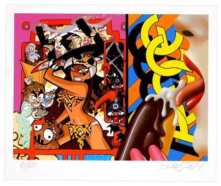 Estampa Numérica Erro - Sans titre