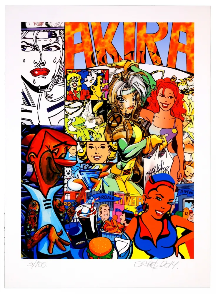 Estampa Numérica Erro - Sans Titre