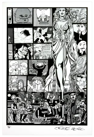 Estampa Numérica Erro - Sans titre