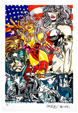 Estampa Numérica Erro - Sans Titre