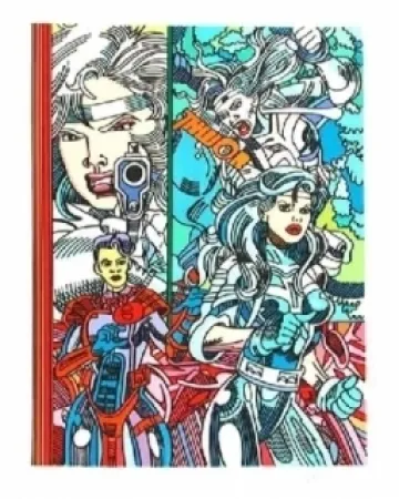 Litografía Erro - Silver Galber