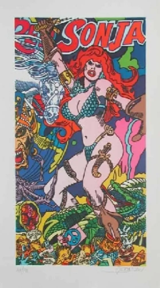 Litografía Erro - Sonia