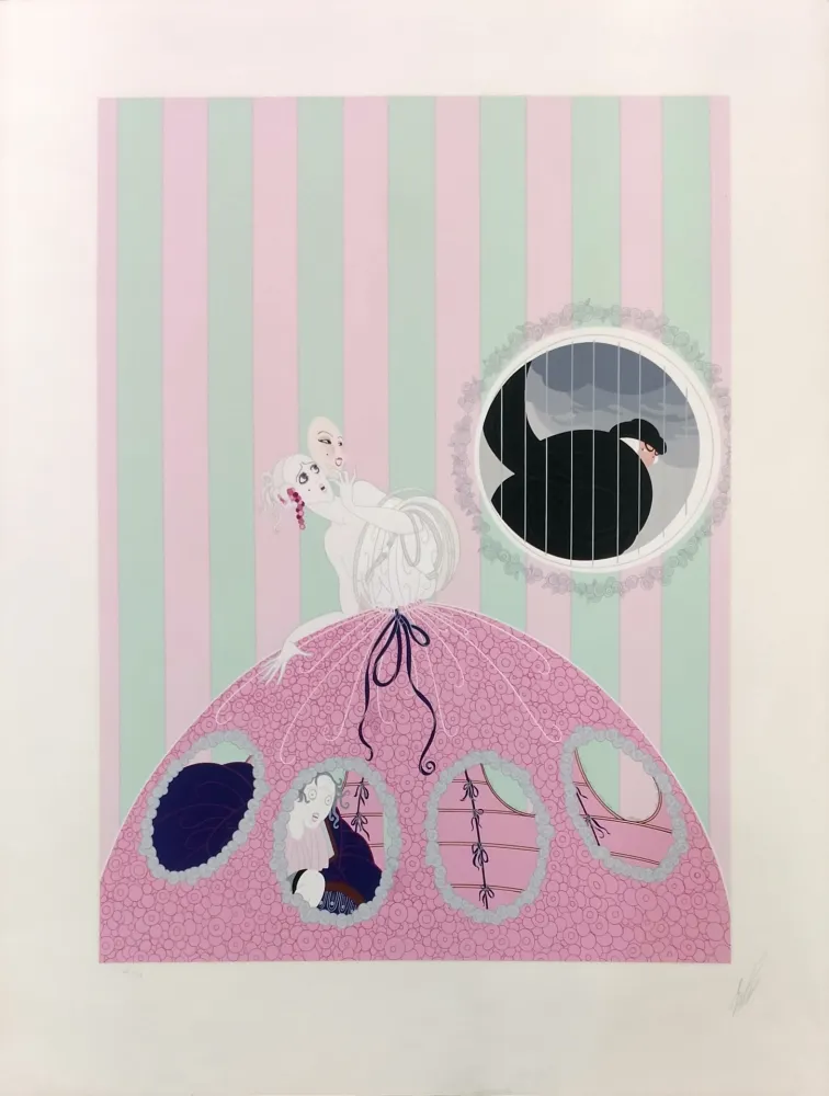 Serigrafía Erte - DECEPTION