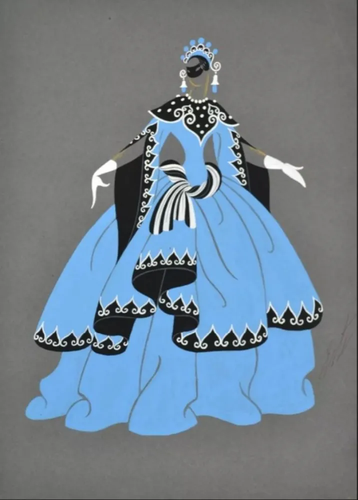 Múltiple Erte - La Traviata, Third Act #1 Woman