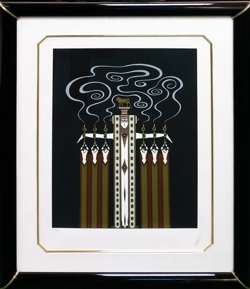 Serigrafía Erte - THE GOLDEN CALF