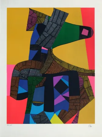 Litografía Esteve - Anubis