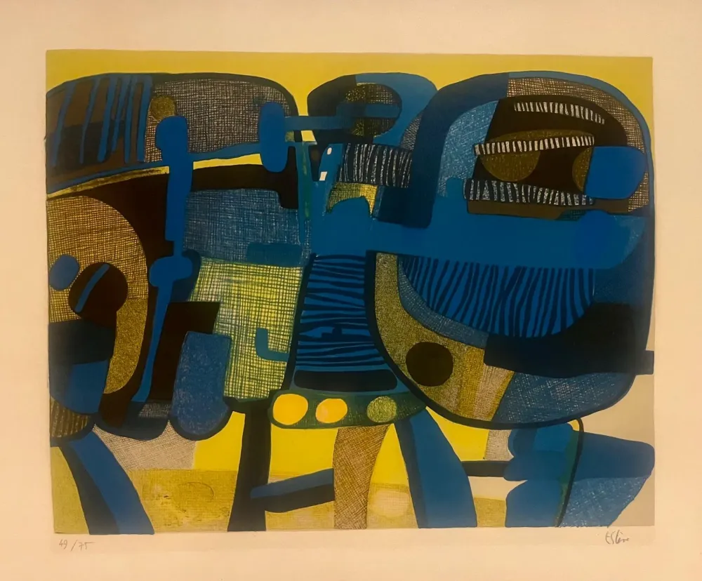 Litografía Esteve - Deux Larrons 