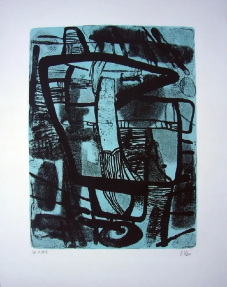 Litografía Esteve - Grande noire