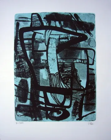 Litografía Esteve - Grande noire