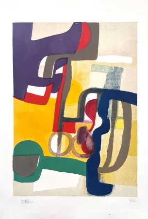 Litografía Esteve - Jour de fête 