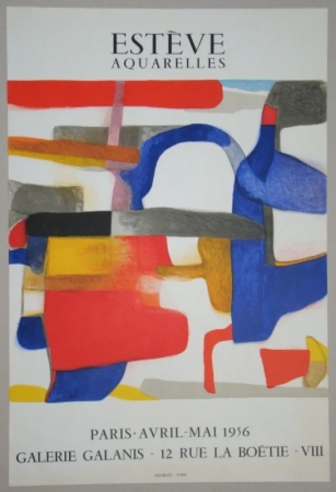 Litografía Esteve - La Cigale