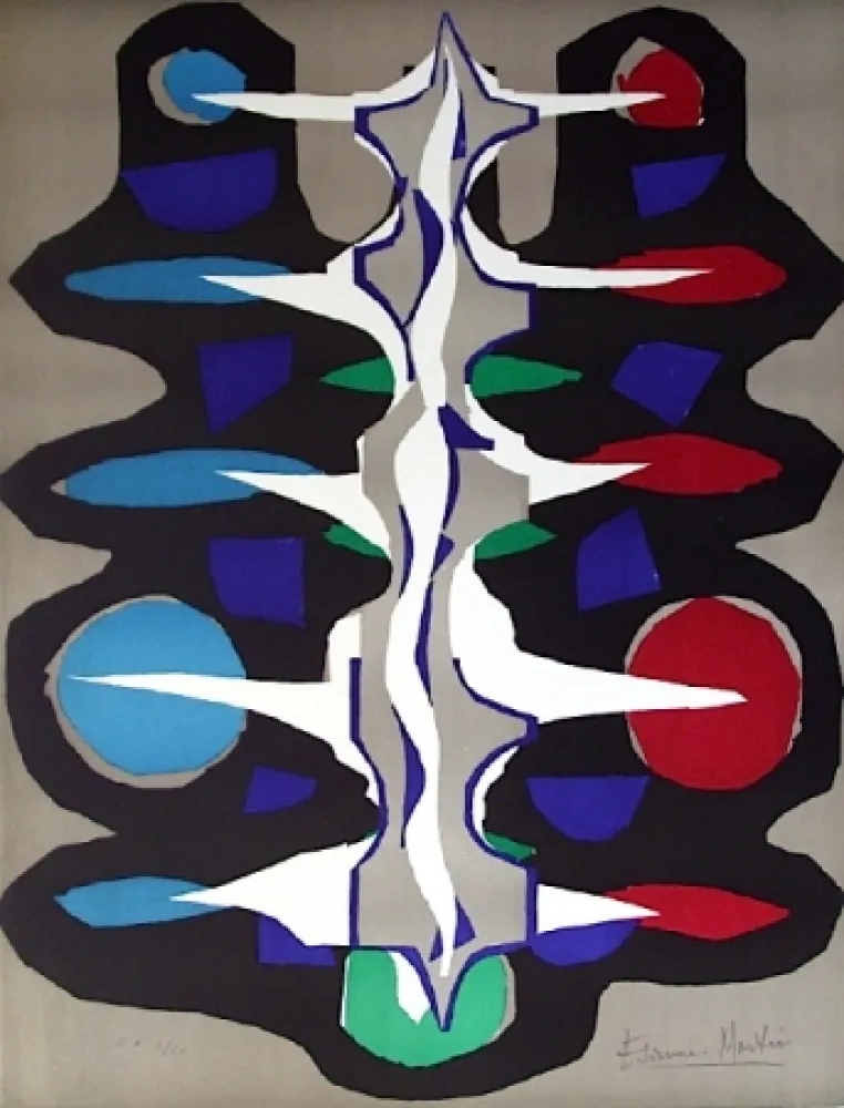 Litografía Etienne-Martin - Sans titre