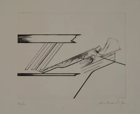 Aguafuerte Evrard - 6 gravures originales