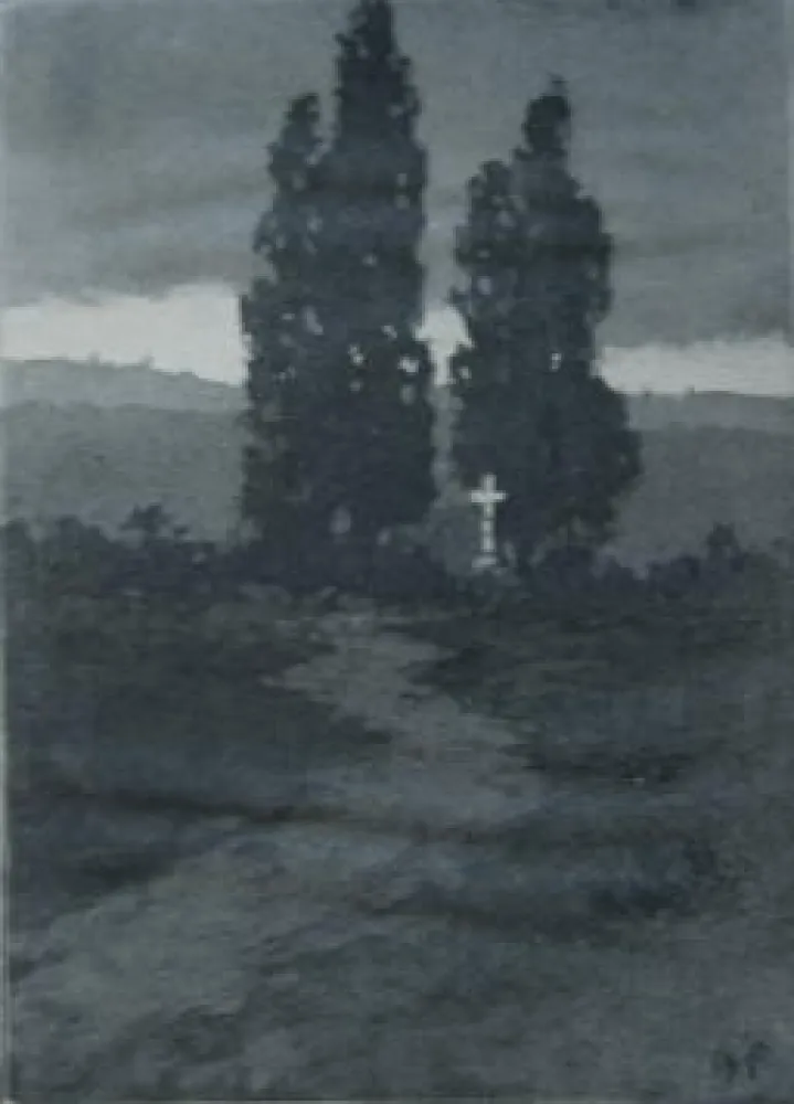 Aguatinta Fabre - Le repos