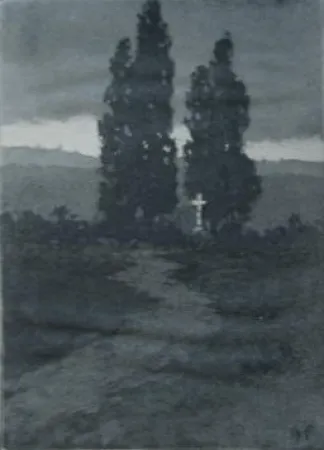 Aguatinta Fabre - Le repos