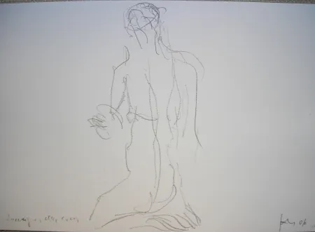 Litografía Fabro - Daccapo, alla cieca