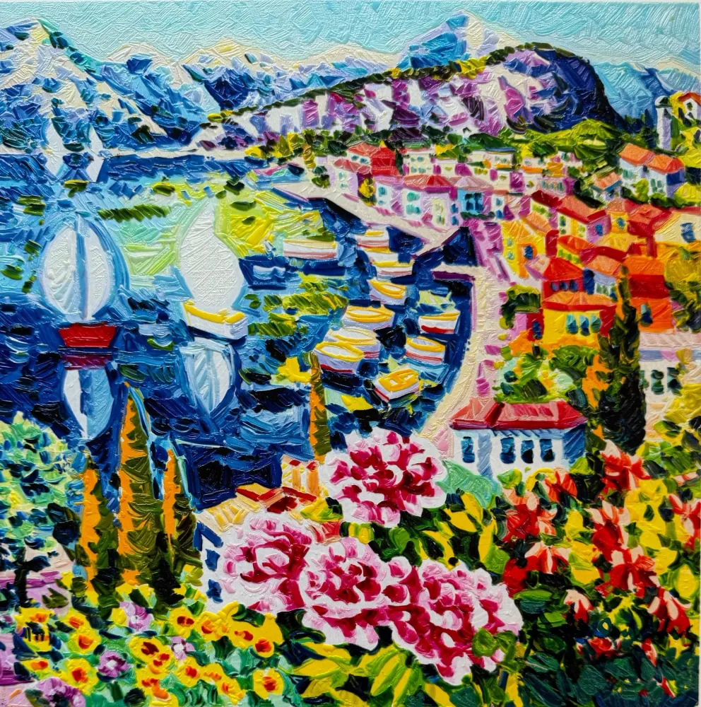 Serigrafía Faccincani - Il vento leggero del lago