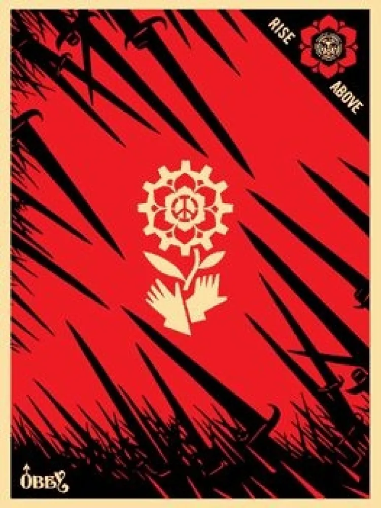 Serigrafía Fairey - Bayonettes