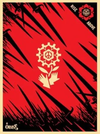 Serigrafía Fairey - Bayonettes