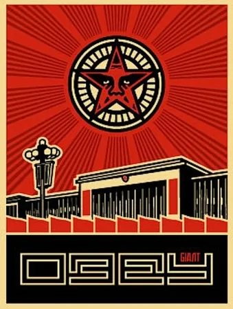 Serigrafía Fairey - Chinese Building