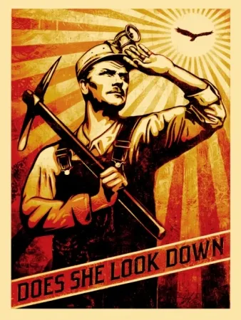 Serigrafía Fairey - High Flyin' Bird