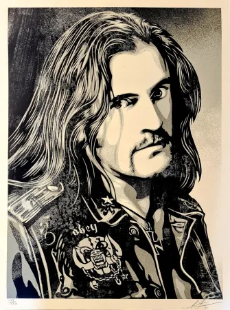 Serigrafía Fairey - Lemmy Damaged Case (Motörhead)