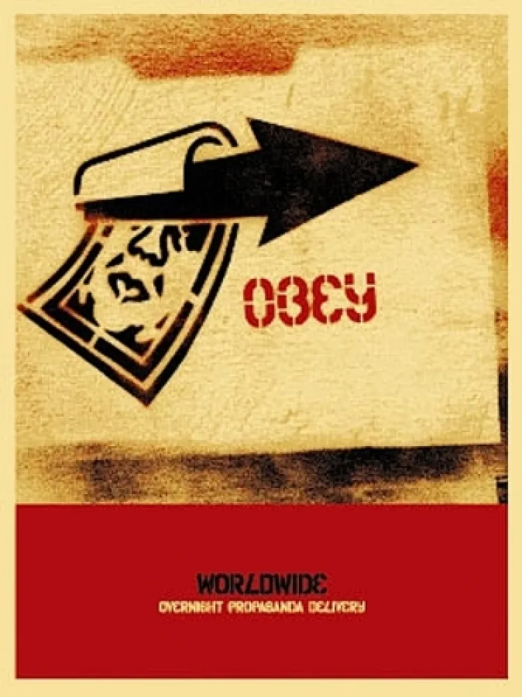 Serigrafía Fairey - Overnight Delivery