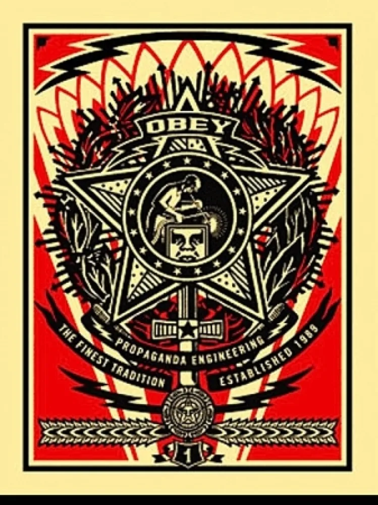 Serigrafía Fairey - Pasadena Welder