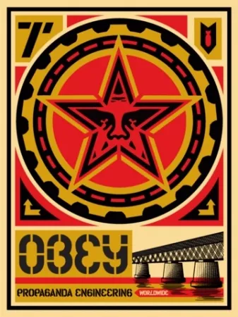 Serigrafía Fairey - Propaganda Engineering, Large Format