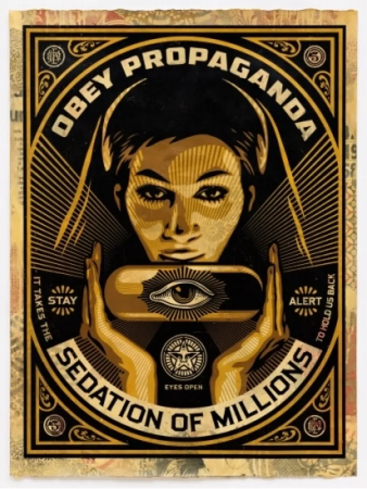 Serigrafía Fairey - Sedation Pill HPM