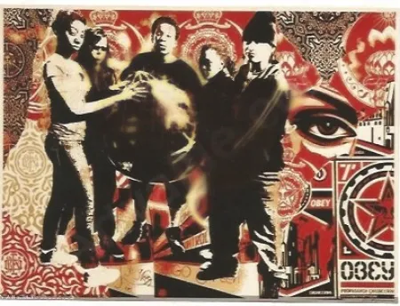 Serigrafía Fairey - She's not a Planet, She is One of Us