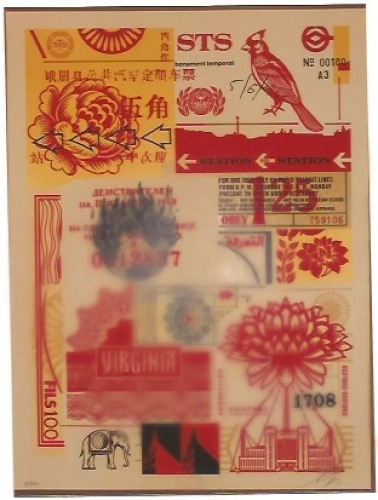 Serigrafía Fairey - Station to Station Virginia