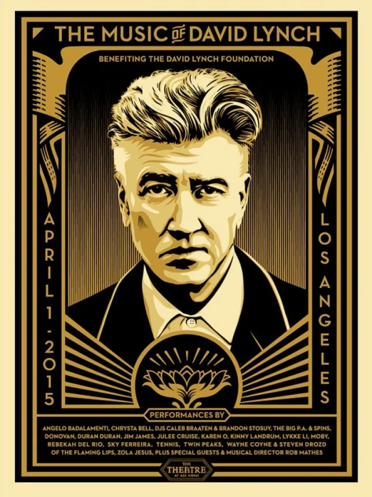 Serigrafía Fairey - The Music of David Lynch