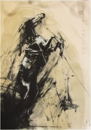 Serigrafía Faith 47 -  The Hearts Lonely Thunder