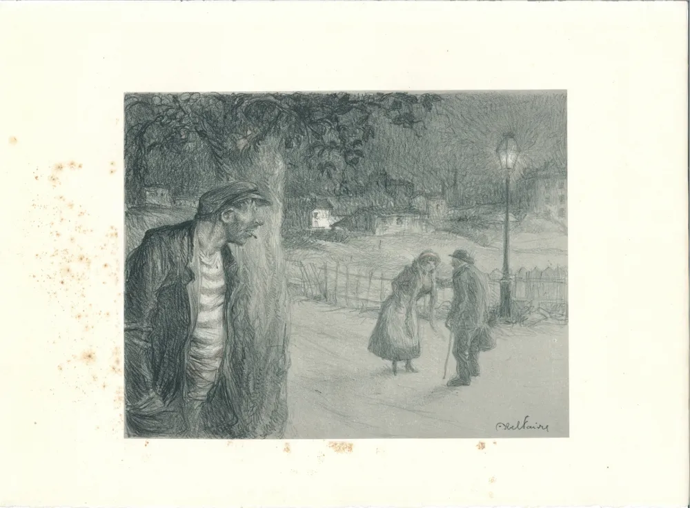 Litografía Faivre - Sous le couteau