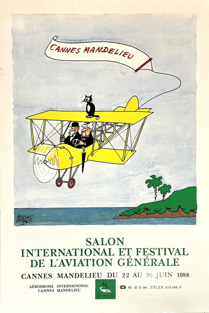 Cartel Faizant - Salon International et Festival de l'Aviation Générale