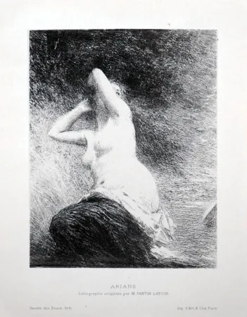 Litografía Fantin-Latour - Ariane