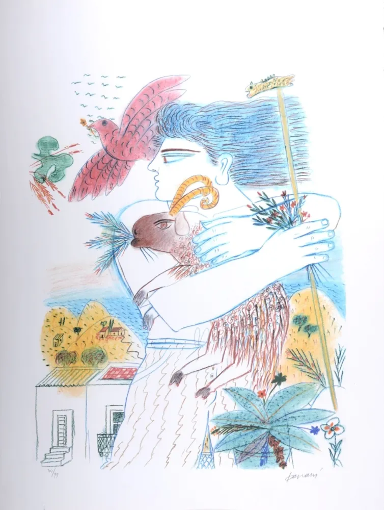 Litografía Fassianos - Pan